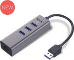 i-tec USB 3.0 Metal 3-portowy HUB z adapterem Gigabit Ethernet