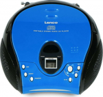 CD-raadio Lenco SCD24BB, sinine/must