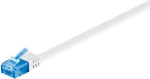 Wentronic Goobay RJ45 CAT 6a Flat U/UTP CU 20m White