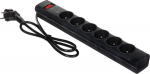Eaton Protection Strip surge protector 6 sockets 1 m czarna (PS6F)