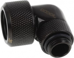 Alphacool Eiszapfen Anschluss 90 Grad G1/4 Zoll AG auf 16mm AD Hardtube - schwarz