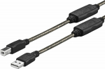 Vivolink USB 2.0 ACTIVE CABLE A MALE -, B MALE