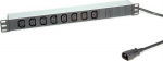 ROLINE Stromverteilungseinheit (Rack - mountable) - Wechselstrom 250 V - 2300 Watt - Eingabe, Eingang IEC 60320 C14 - output terminals: 8 (8x IEC 60320 C13)