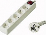 Power Strip PremiumCord 5 sockets 5 m White (pp5k05)