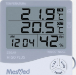 Mesmed Hygrometer MM-778 Higo Plus with a thermometer and clock function