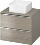 Cersanit S522-022 CABINET Z Blata VIRGO 60 GRAY HANDLE CHROME ZMONT. // CER.VIRGO-BLAT-60-SZARA-UCH-CH