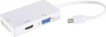 ShiverPeaks SHVP BS10-01015 - DisplayPort Adapter Mini DP connector> HDMI/DVI/VGA - Adapter