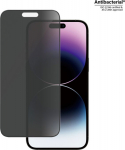 PanzerGlass Ultra Wide Fit Privacy - panssarilasi, iPhone 14 Pro Max, black frame