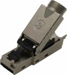 Techly Plug Techly RJ45 Cat8.1 STP self-locking black