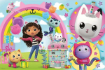 Trefl Puzzle 24el Maxi Cheerful Gabi. Koci Domek Gabi 14353 Trefl