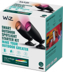 WiZ Ground Spot Starter kit starter kit, 12 V, black, RGBW, Wi-Fi