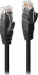 Lindy 1m Cat.6 U/UTP LSZH Network, Cable, Black