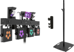 Eurolite Set LED KLS Scan Pro Next FX Compact light set+ BPS-3 Speaker stand black