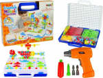 LeanToys Creative Mosaic Puzzle 4w1 Screwdriver 237 Elements