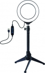 Puluz LED Ring Lamp 12cm With Desktop Tripod Mount Up to 24.5cm, USB