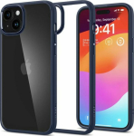Spigen Crystal Hybrid, navy blue - iPhone 15 Plus