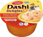 INABA Dashi Delights chicken tuna & salmon bouillon - cat treat - 70g