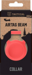 Tactical Airtag Beam Collar Tracking Device / red