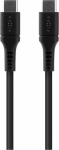 Fixed | Liquid Silicone Cable USB-C/USB-C, 2m, 60W | FIXDLS-CC2-BK