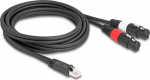Delock DMX-Kabel - RJ-45 male to XLR3 weiblich