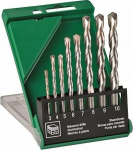 Hikoki drill Masonry drill bit set in a cassette 8 szt. 3/4/5/6/8/10mm