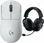 Log Logitech mouse G Pro X Superlight White (910-005942) + G Pro X Czarne (981-000818)