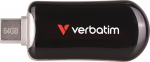Verbatim Plectra 64GB USB 3.2 Gen 1 / USB-C Sort