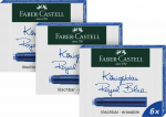 FABER-CASTELL Ink cartridges blue 3 boxes BK