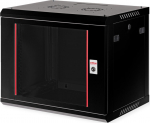 ROLINE Basic Plus - housing network cabinet - 600x450 BxT - suitable for Wandmontage - Jet Black, RAL 9005 - 9U - 48.3 cm (19")