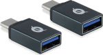 CONCEPTRONIC Adapter USB-C3.2->USB-A3.0 2Stk 10Gbs OTG gr