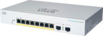 Cisco Business 220 Series CBS220-8P-E-2G - Switch - smart - 8 x 10/100/1000 (PoE+) + 2 x gigabit SFP (uplink) - rackmonterbar - PoE+ (67 W)