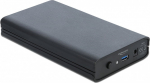 Delock External Enclosure for 3.5" SATA HDD with SuperSpeed USB (USB 3.1 Gen 1)