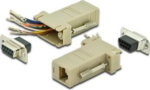 DIGITUS RS 232 Adapter, DB9, RJ45, Modular DB9 F, RJ45 F