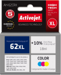 Activejet AH-62CRX ink (replacement for HP 62XL C2P07AE; Premium; 18 ml; color)