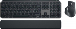 Log Logitech MX Keys S Combo - keyboard and mouse with wrist rest, graphite gray