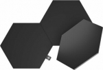 Sconce Nanoleaf Nanoleaf Shapes Hexagons Expansion Pack - additional light panels (3 light panels) (black)