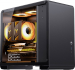 Jonsbo U4 Mini Micro-ATX-Geh&auml;use, Tempered Glass - schwarz