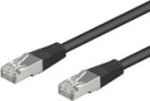 Wentronic Goobay RJ45 CAT 5e F/UTP 3m Black