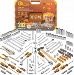 FORCEKRAFT Tool Kit 1/4'', 3/8'' i 1/2'' 202el. (6-angular) (6-32mm)