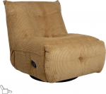 Recliner leisure chair WIN-WIN with manual mechanism, ginger
