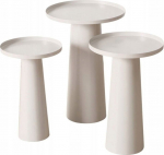 Boltze Coffee tables Jacky, Round, 3 art