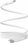 Kabel USB Puro USB-A - USB-C 1 m White (8018417498930)