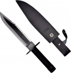Cinema Classic Rambo I Large knife with leather scabbard CC-H1 360 mm Black