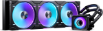 Phanteks Glacier One 420D30 DRGB AIO Liquid CPU Cooler liquid cooler, X2 Cap, black