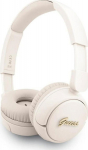 GUESS Wireless Headphone Script Metal Logo Beige