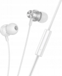 In-Ear Headphones Jack 3.5 mm Hoco M110 Silver