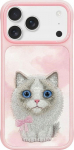 Nimmy Case Big Eyed Pet 2.0 Cat do iPhone 17 Pro pink