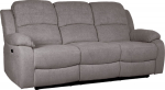 Recliner sofa FELICIA 3-seater with electric mechanism, grey