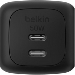 Belkin Ladeger&auml;t Dual USB-C 50W PD + PPS ,schwarz WCH019kqBK