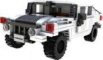 Jamara CaDA Humvee 1:24 Bricks wei&szlig; 8+